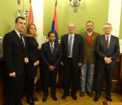 29 December 2015 The members of the Parliamentary Friendship Group with Qatar and the Ambassador of the State of Qatar in the Republic of Serbia